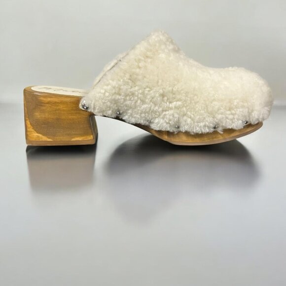 Matisse Shoes - Matisse Stockholm Shearling Clogs Womens Size 7M Slip-On Block Heel Shoes Brazil